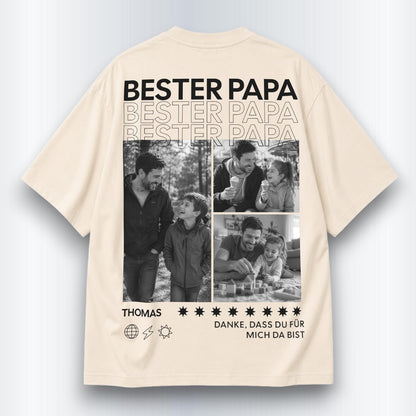 Bester Papa Shirt Personalisiert