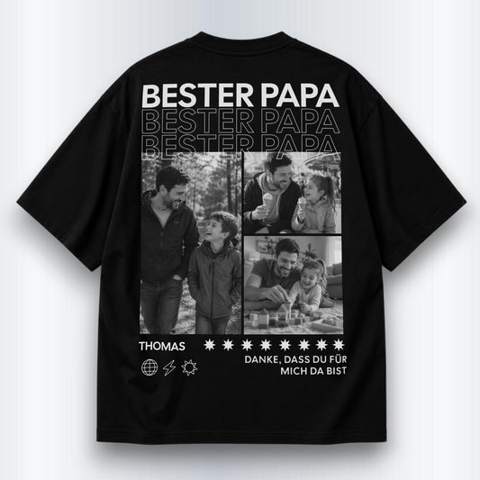 Bester Papa Shirt Personalisiert