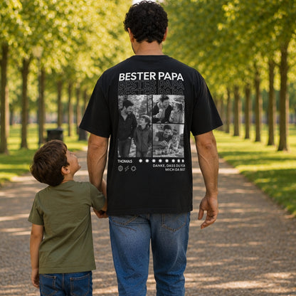 Bester Papa Shirt Personalisiert