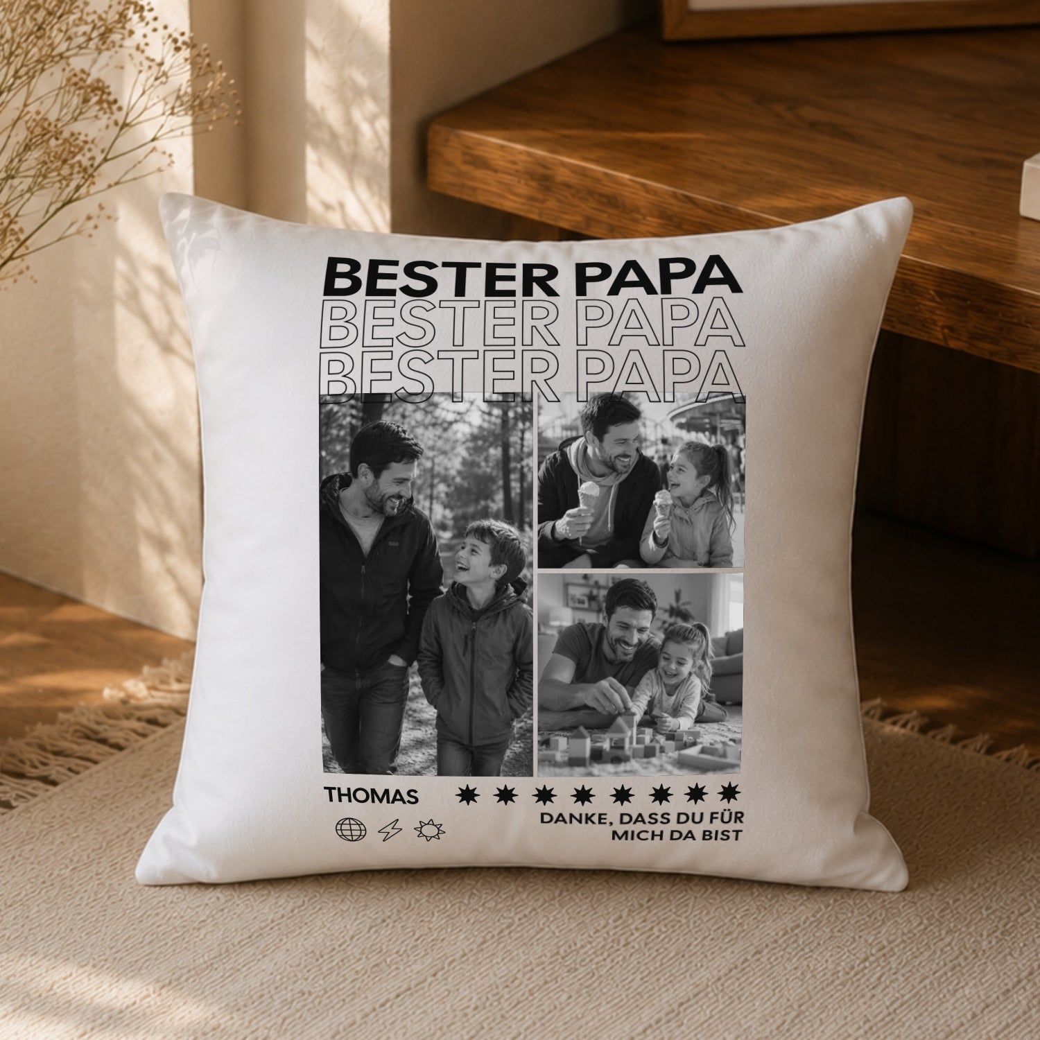 Bester Papa Kissen