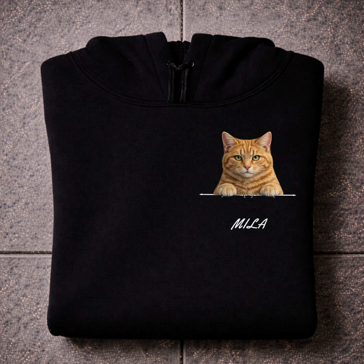 Cartoon Katze Hoodie