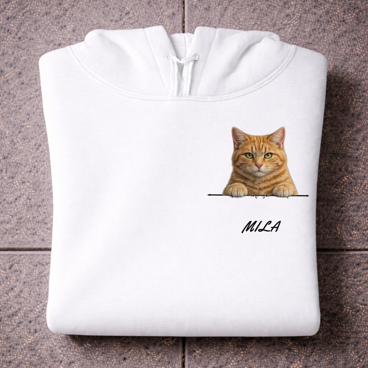 Cartoon Katze Hoodie