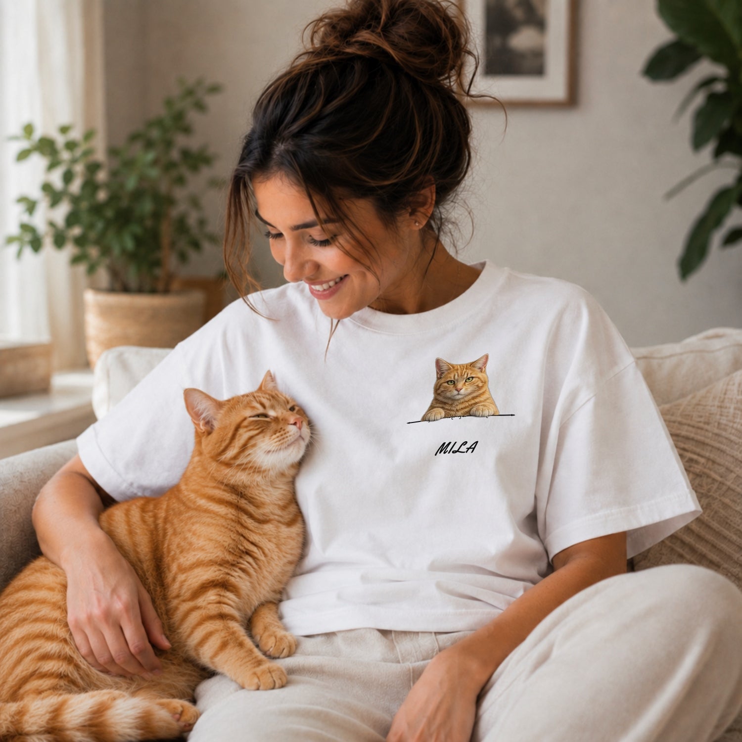 Cartoon Katze Shirt