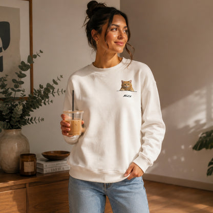 Cartoon Katze Sweatshirt