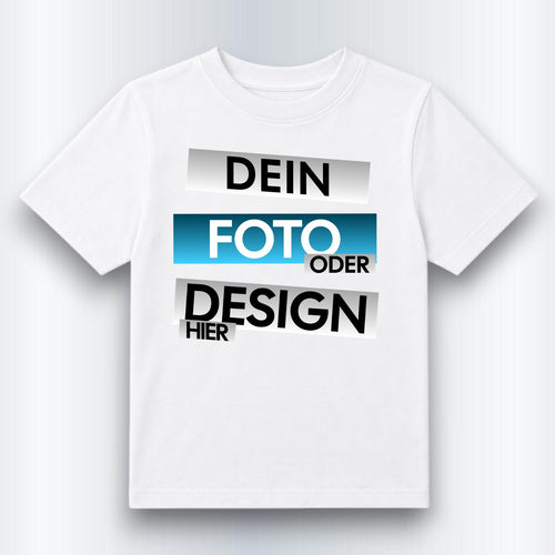 Dein Foto Oder Design Hier Kinder Shirt Personalisiert
