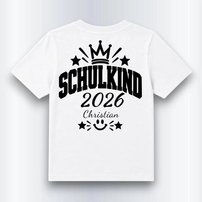 Erster Schultag Shirt Personalisiert