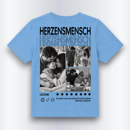 Herzensmensch Kinder Shirt Personalisiert