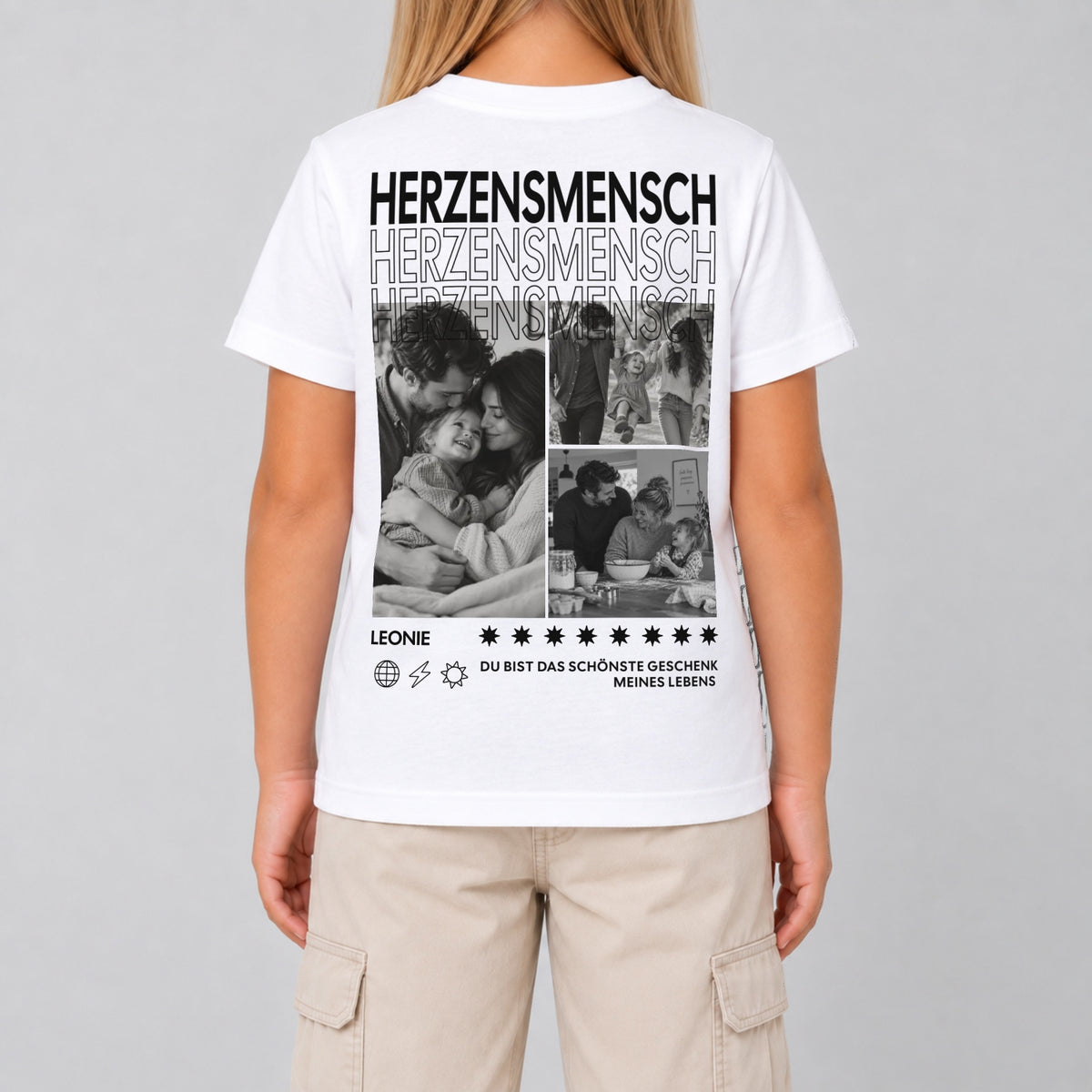 Herzensmensch Kinder Shirt Personalisiert