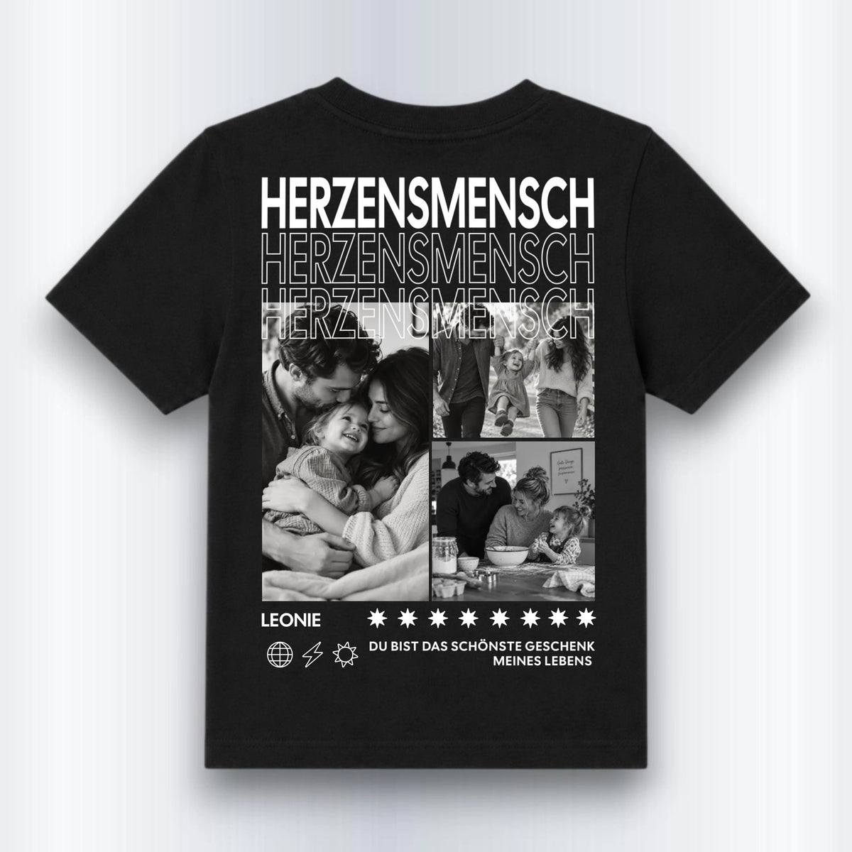 Herzensmensch Kinder Shirt Personalisiert