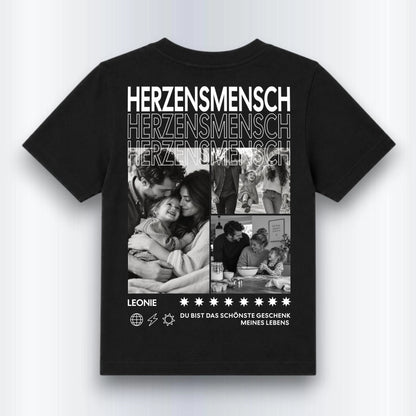 Herzensmensch Kinder Shirt Personalisiert