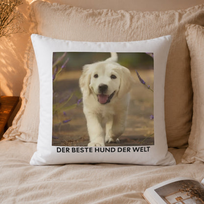 Hundefoto Kissen