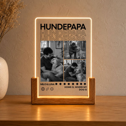 Hundepapa Acryl-Licht