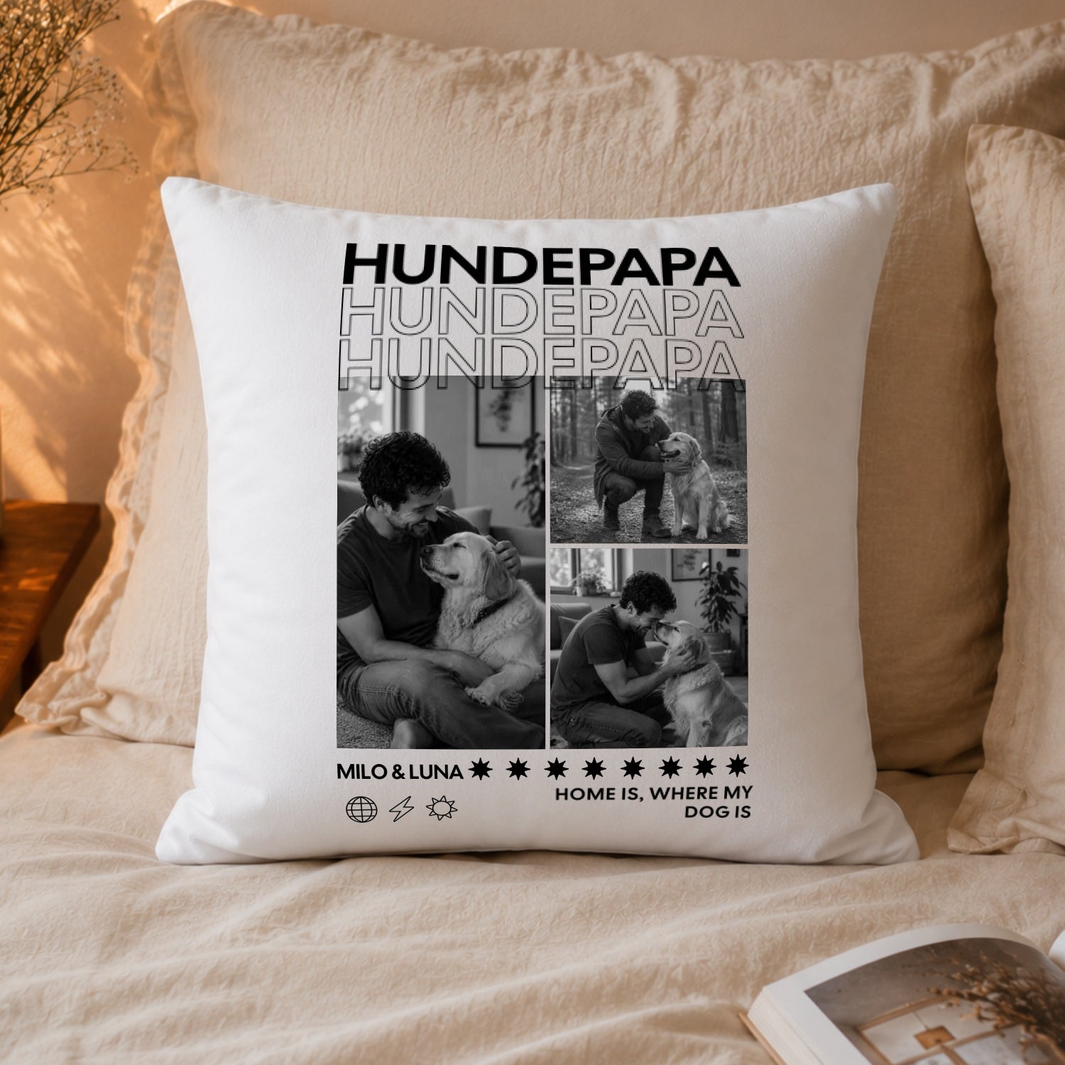 Hundepapa Kissen