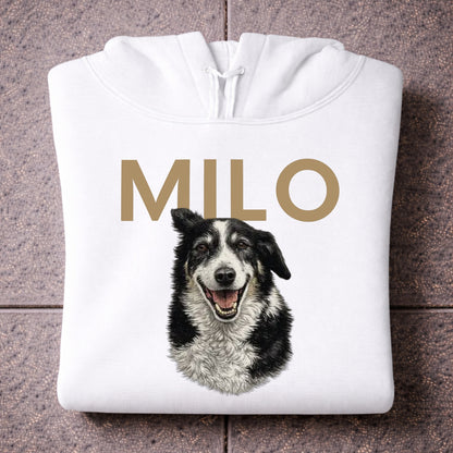 Hundeportrait Hoodie