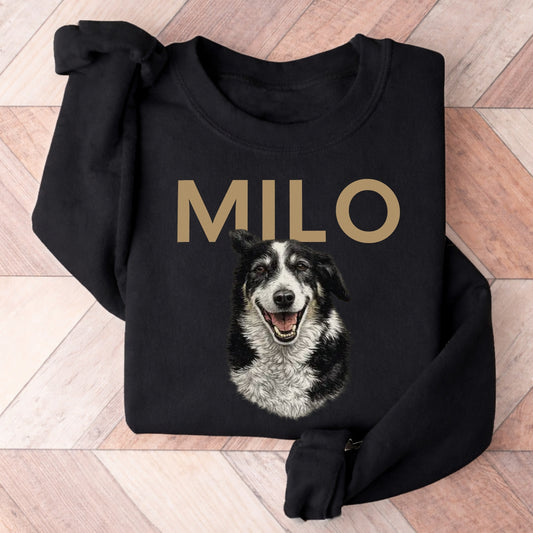 Hundeportrait Sweatshirt