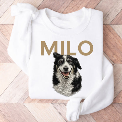Hundeportrait Sweatshirt