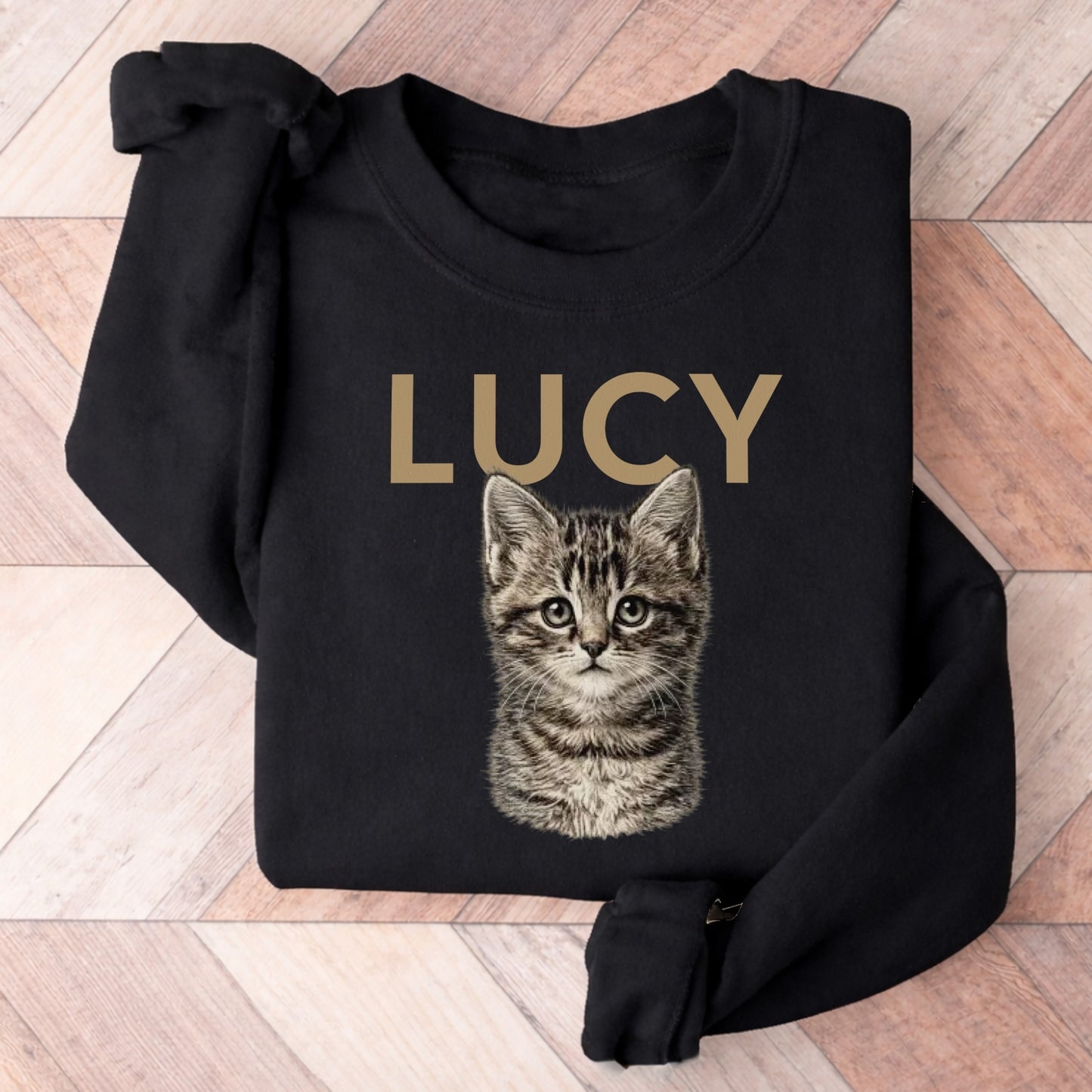 Katze Portrait Sweatshirt