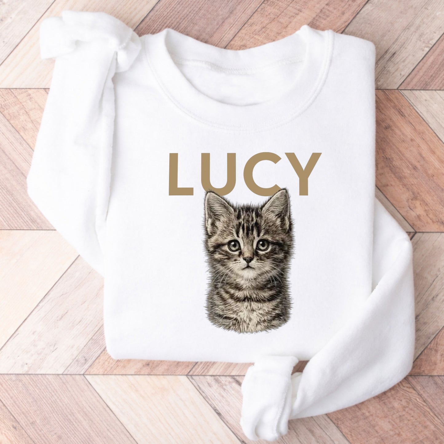 Katze Portrait Sweatshirt