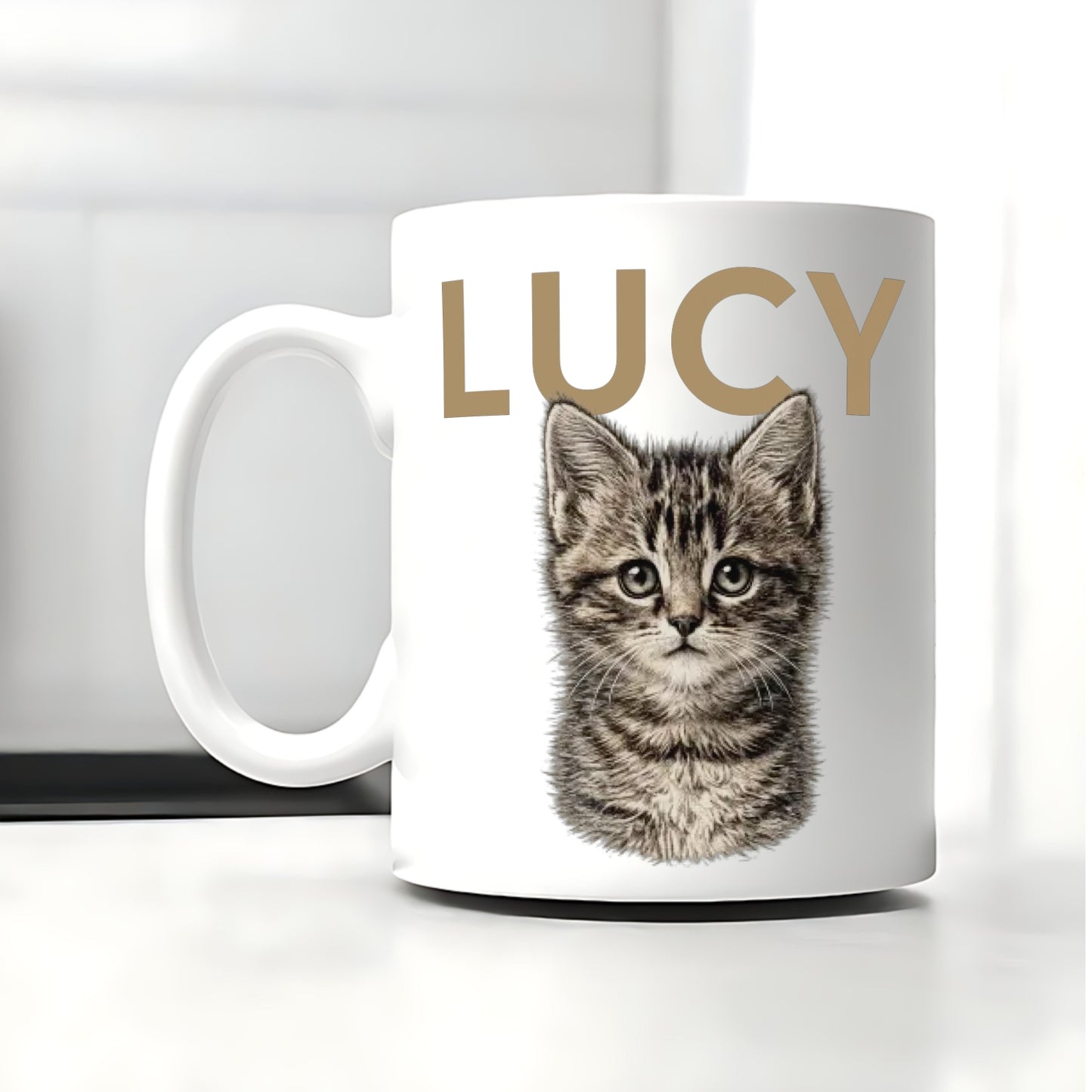 Katze Portrait Tasse