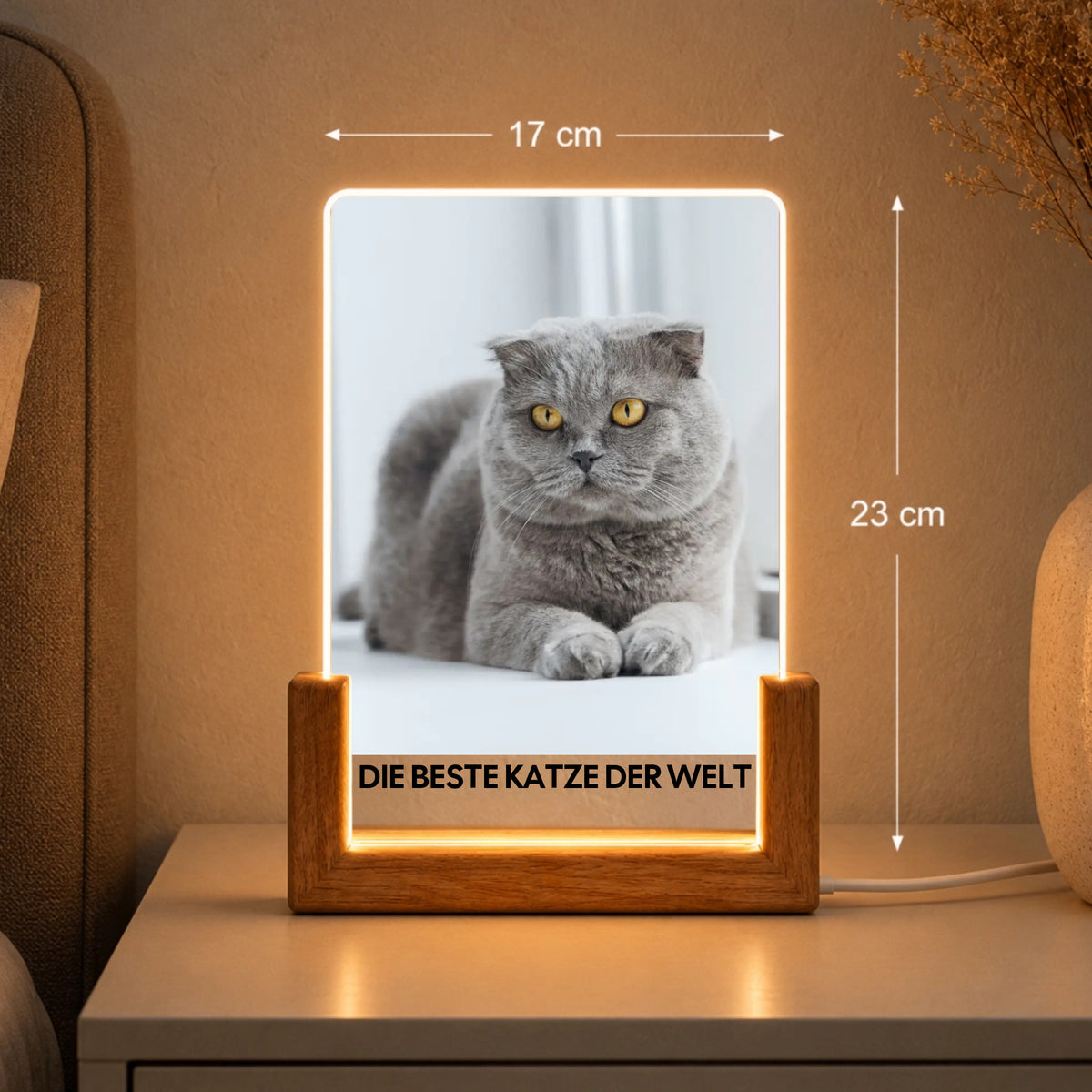 Katzenfoto Bilderrahmen