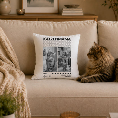 Katzenmama Kissen