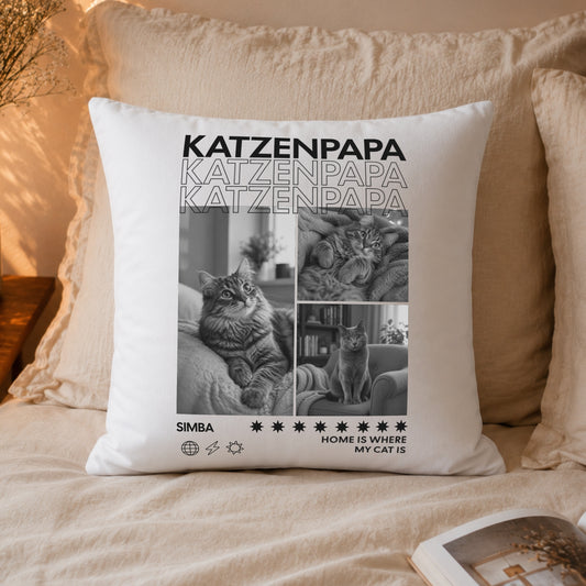 Katzenpapa Kissen