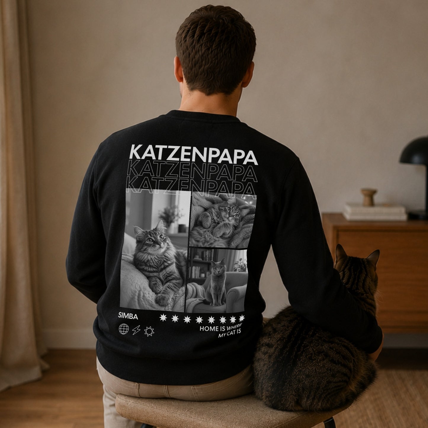 Katzenpapa Sweatshirt