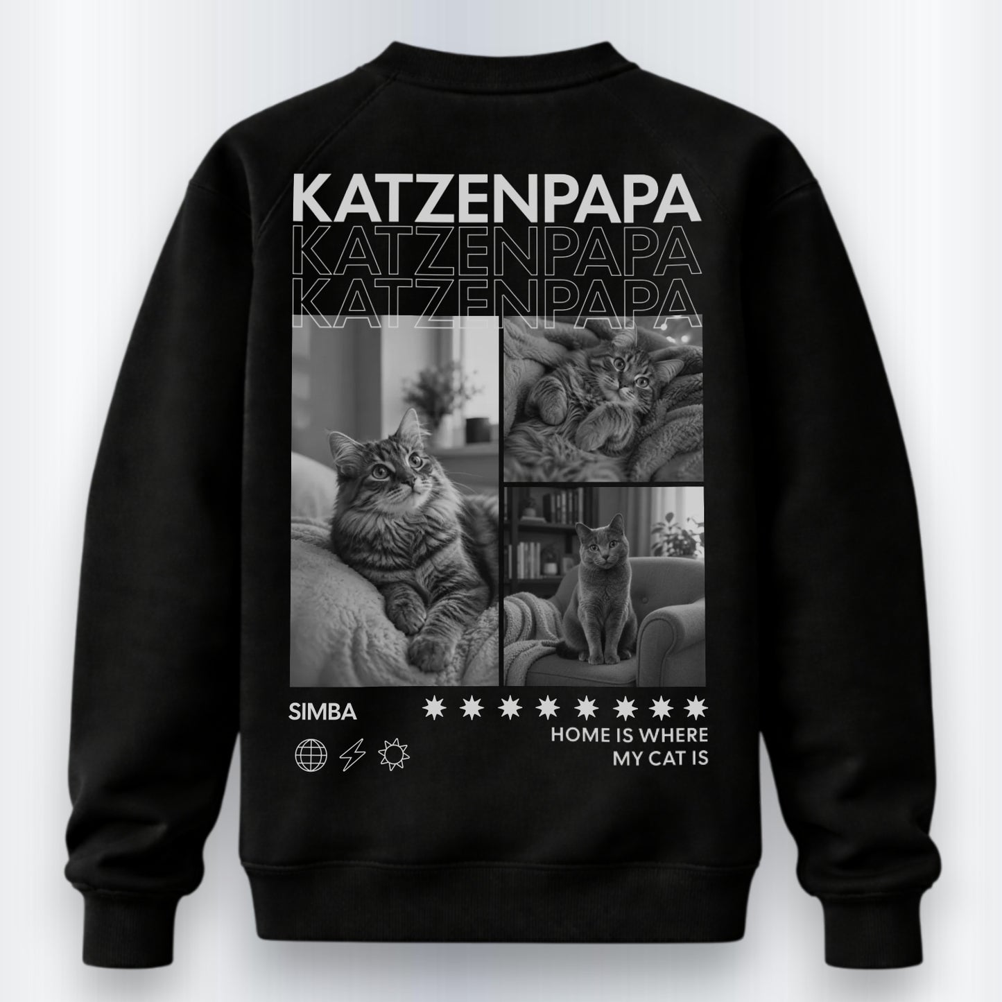 Katzenpapa Sweatshirt