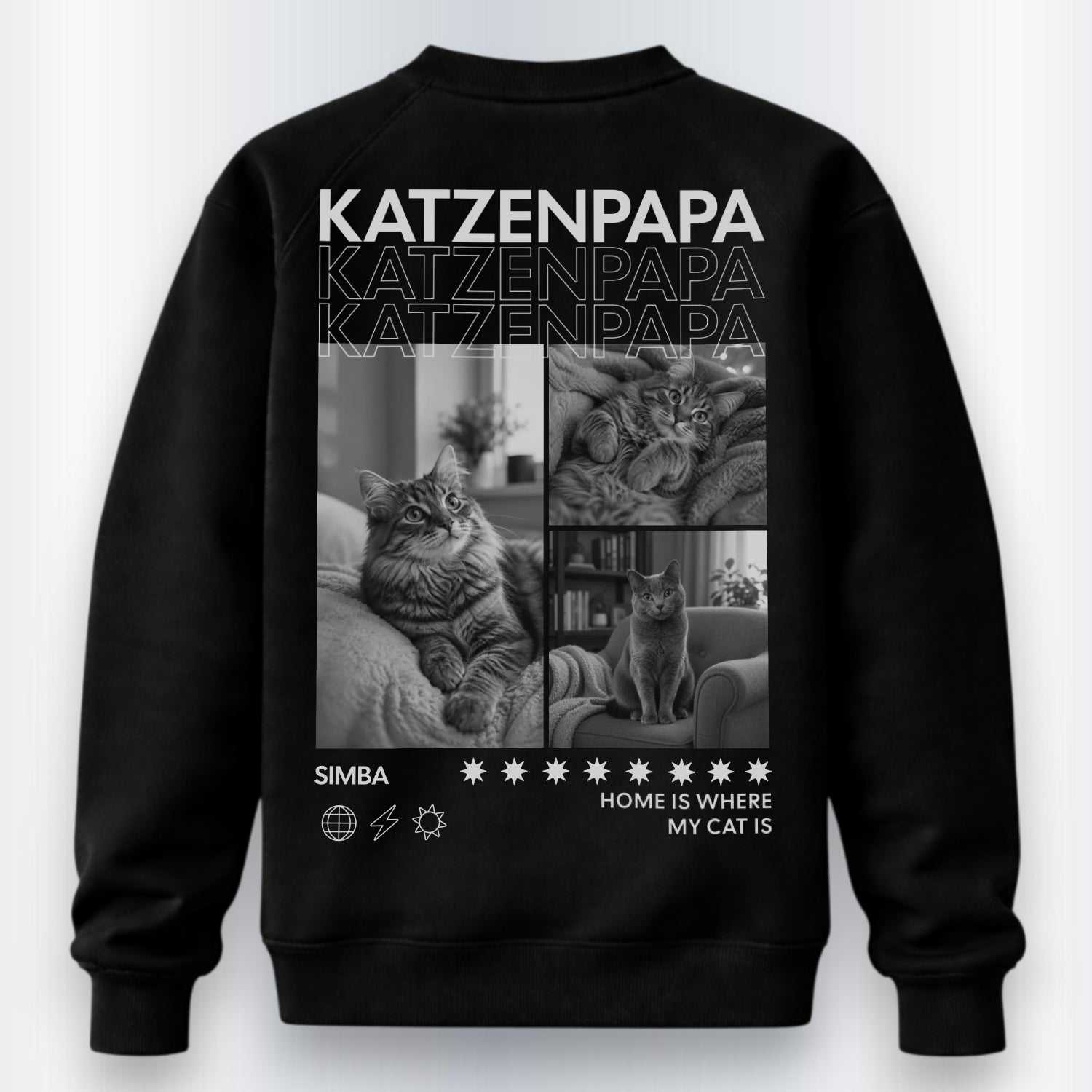 Katzenpapa Sweatshirt