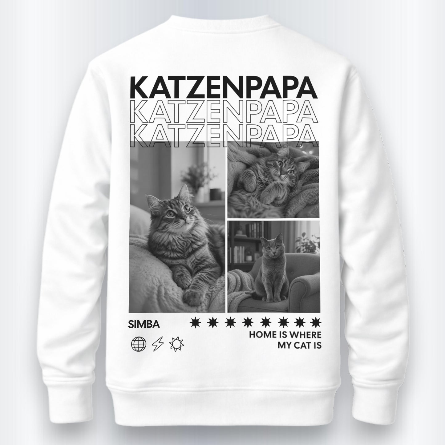 Katzenpapa Sweatshirt