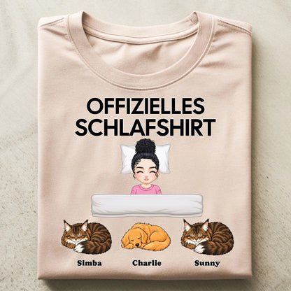 Kuschelzeit mit Vierbeiner Shirt Personalisiert