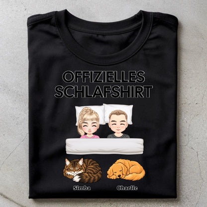 Kuschelzeit mit Vierbeiner Shirt Personalisiert