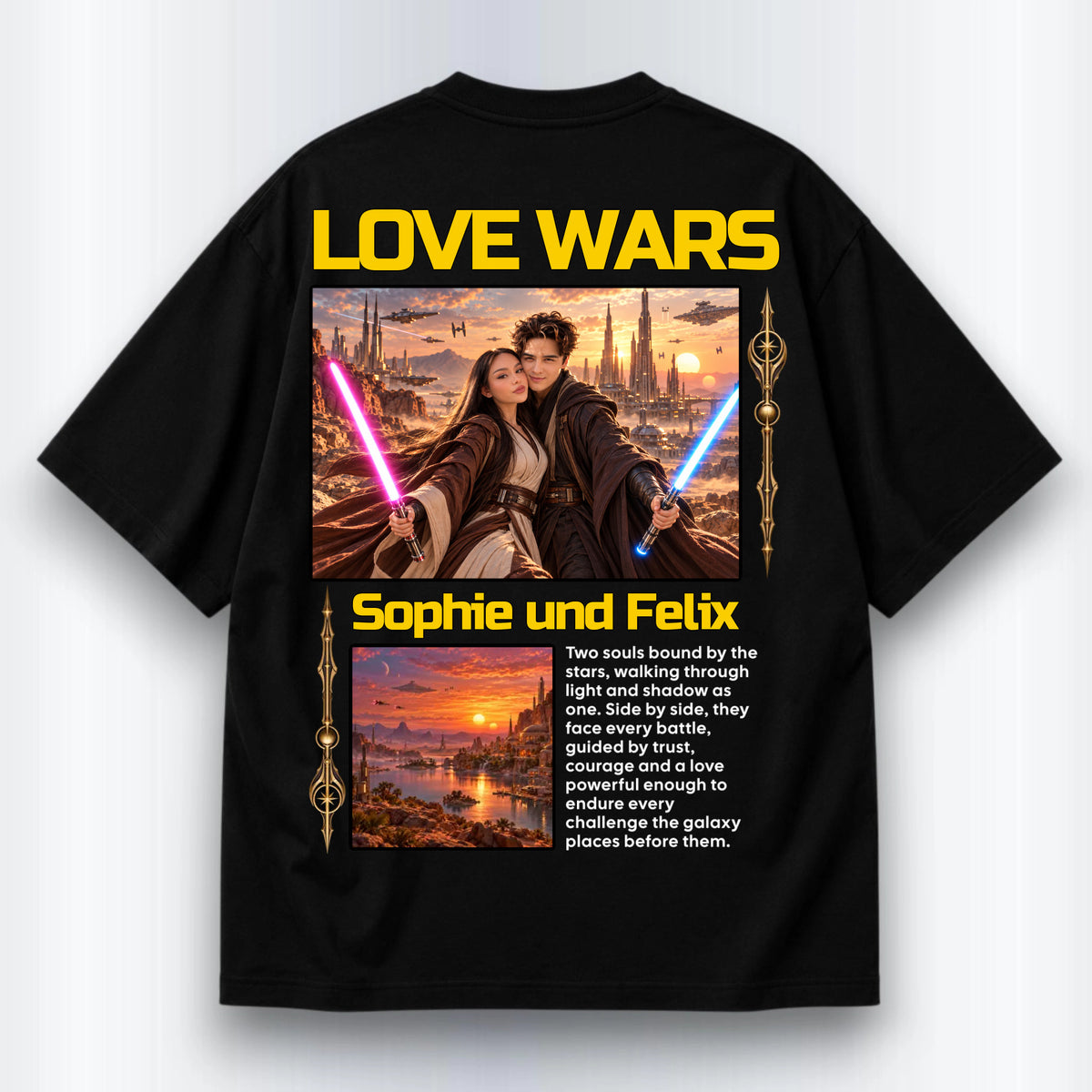 Love Wars Shirt Personalisiert