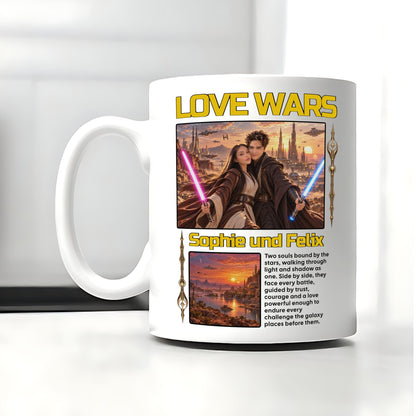 Love Wars Tasse Personalisiert