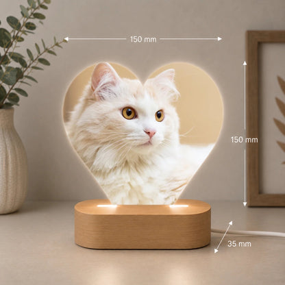 Mein Lieblings LED Herzform Katze