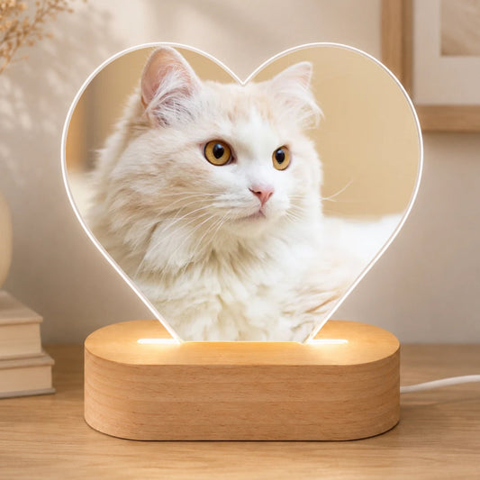 Mein Liebling Katze LED Herzform