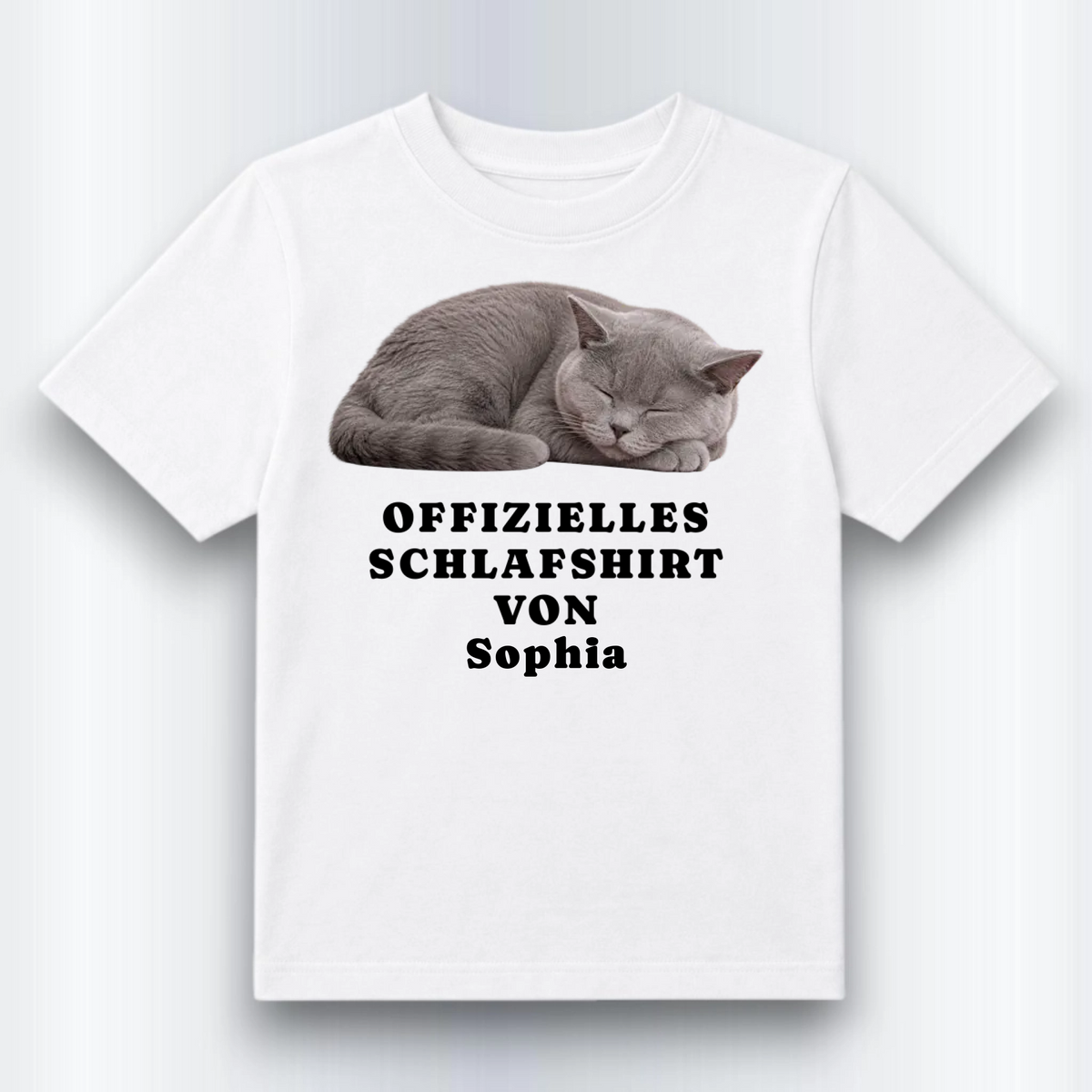 Offizielles Schlaf Kinder Shirt Personalisiert