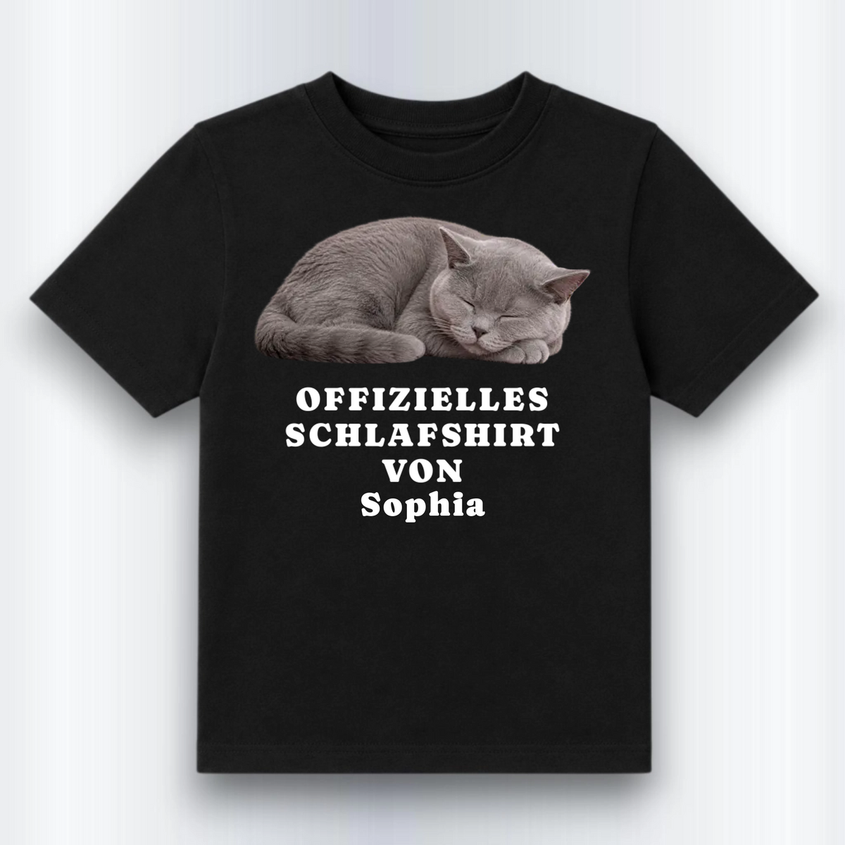 Offizielles Schlaf Kinder Shirt Personalisiert