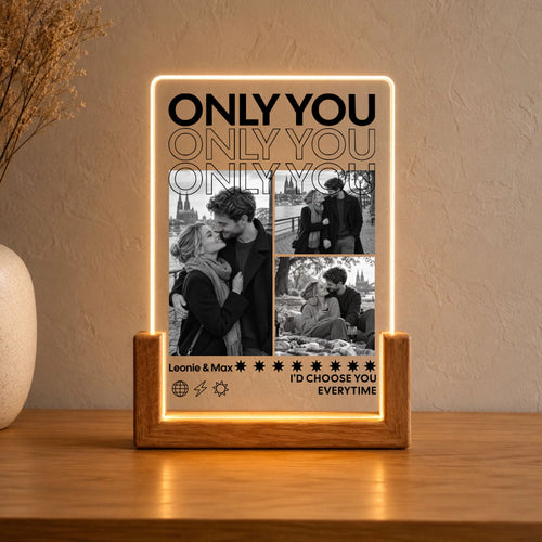 Only You Acryl-Licht Personalisiert