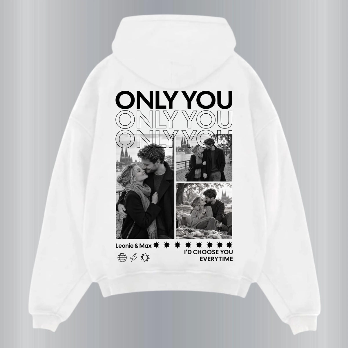 Only You Hoodie Personalisiert
