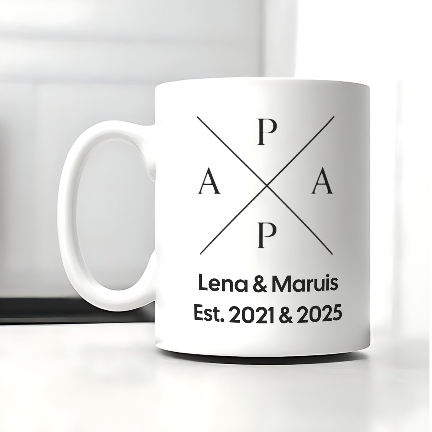Papa Kindernamen Tasse