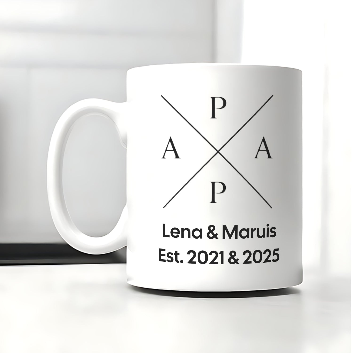 Papa Kindernamen Tasse