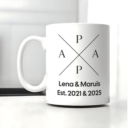 Papa Kindernamen Tasse