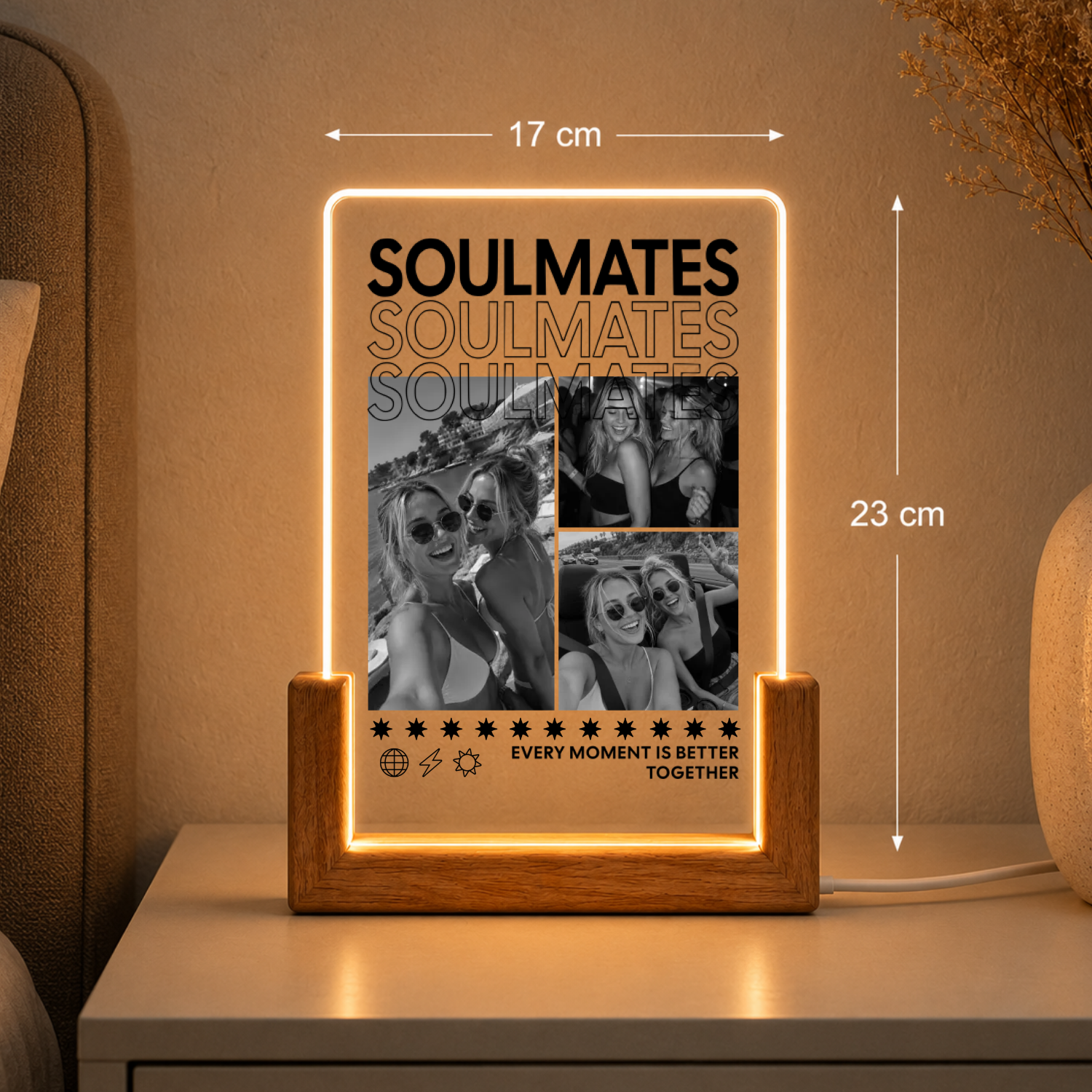 Soulmates Acryl-Licht