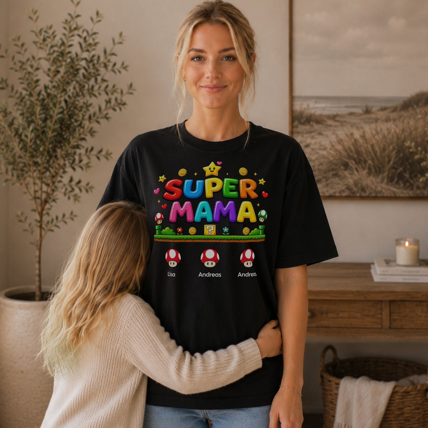 Super Mama Shirt Personalisiert