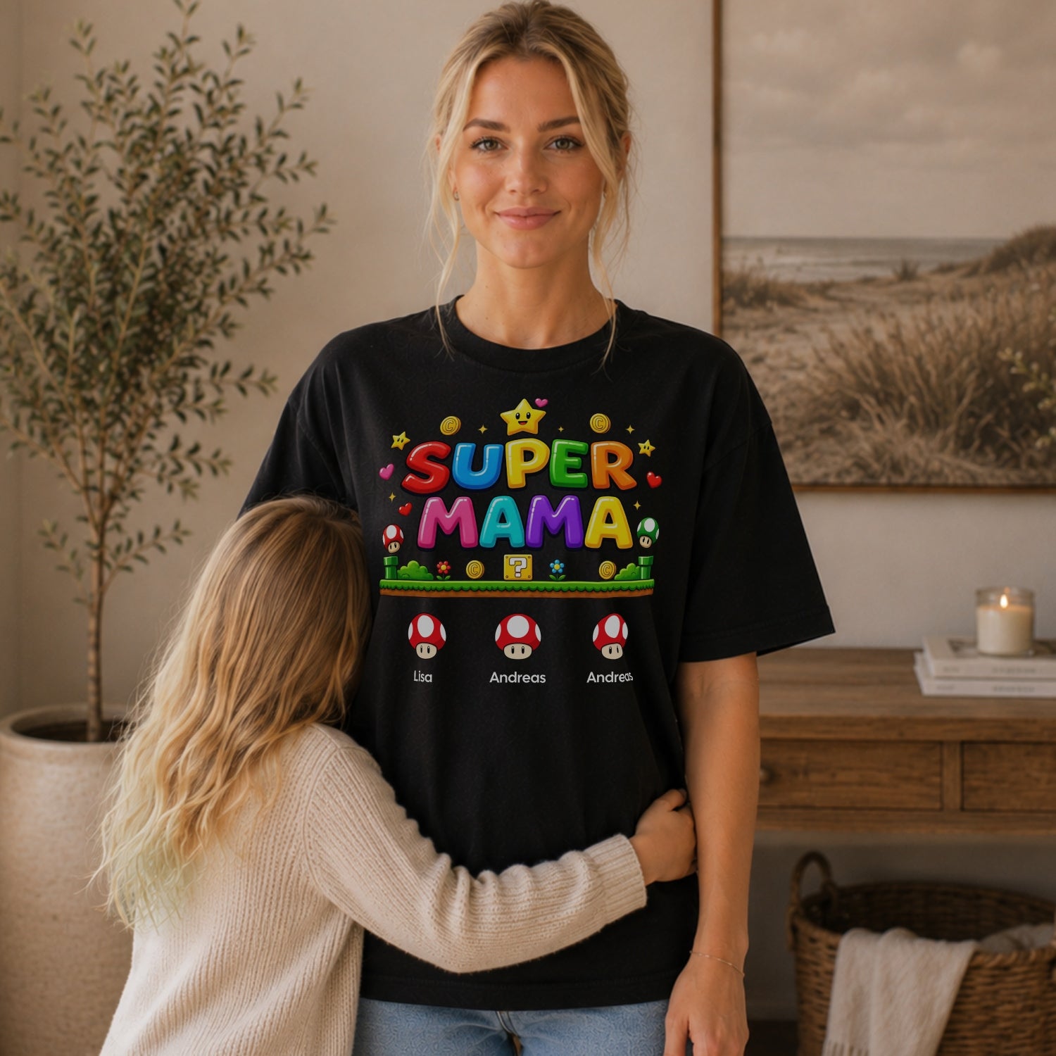 Super Mama Shirt Personalisiert