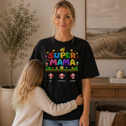 Super Mama Shirt Personalisiert